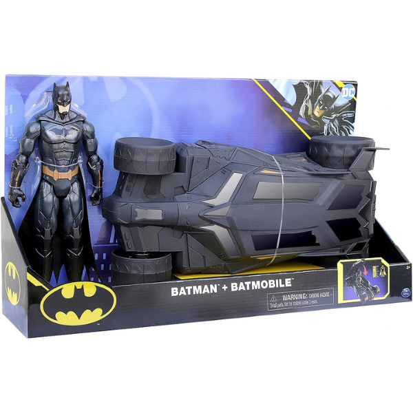 Figurina Batman cu mașina, "Batmobile" [3]