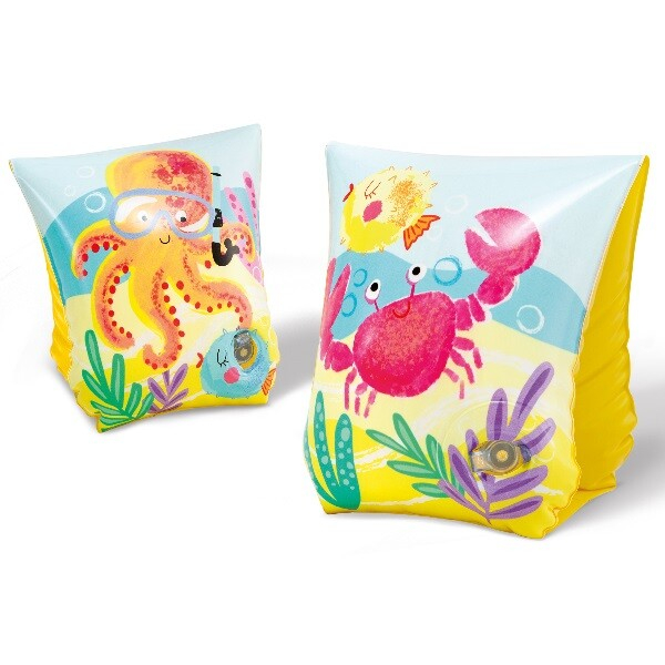 INTEX Aripioare de înot gonflabile "Prieteni tropicali" 23х15 cm, 3-6 ani [5]