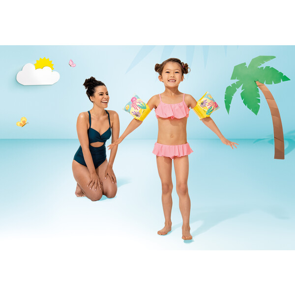 INTEX Aripioare de înot gonflabile "Prieteni tropicali" 23х15 cm, 3-6 ani [7]