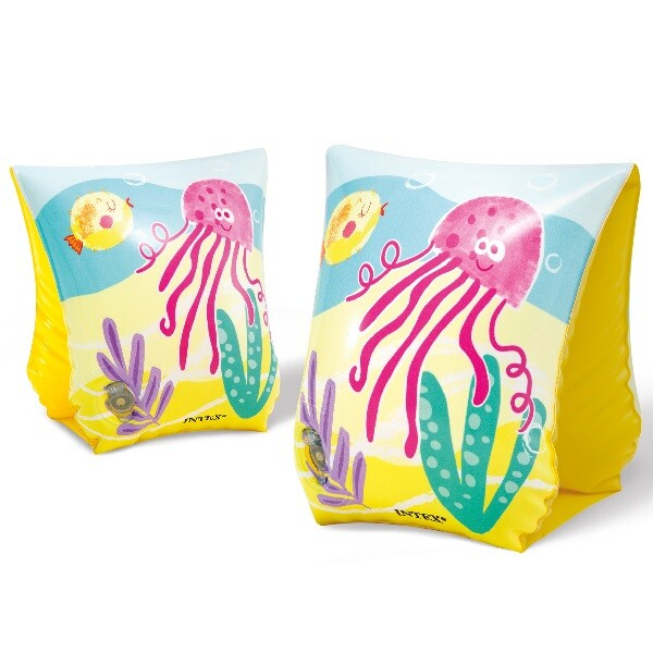 INTEX Aripioare de înot gonflabile "Prieteni tropicali" 23х15 cm, 3-6 ani [1]