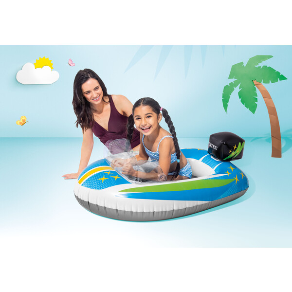 INTEX Barcă gonflabilă pentru copii cu spătar, până la 27 kg, 3-6 ani, 3 modele, [25]