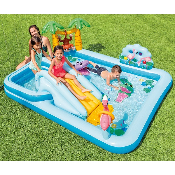 INTEX Centrul de joacă gonflabil “Aventuri în junglă" 244x198x71 cm, 493 L, până la 81 kg, 2+ [2]