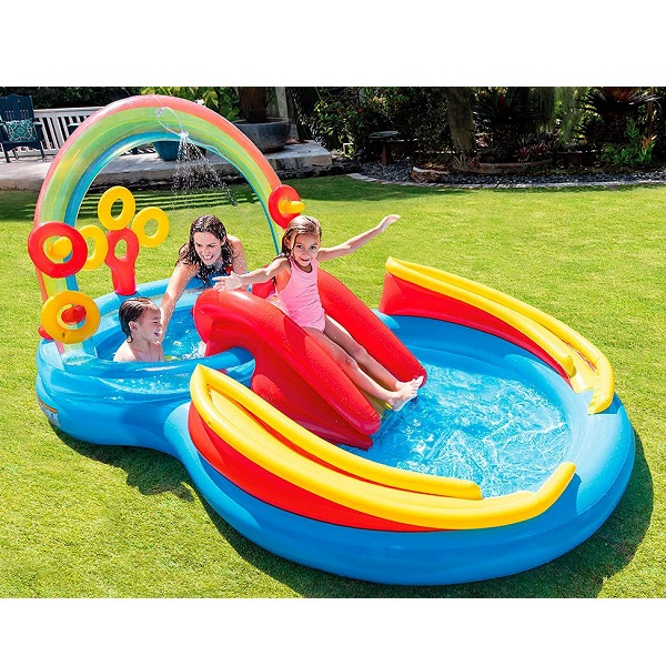 INTEX Centrul de joacă gonflabil "Curcubeu" 297x193x135 cm, 381 L, până la 81 kg, 2+ [2]