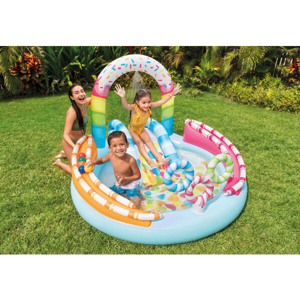 INTEX Centrul de joacă gonflabil "Dulciuri" 170x168x122 cm, 165 L, până la 54 kg, 2+ [14]