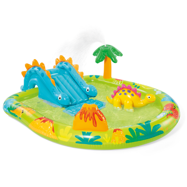 INTEX Centrul de joacă gonflabil “Micul Dino" 191x152x58 cm, 143 L, până la 54 kg, 2+ [1]