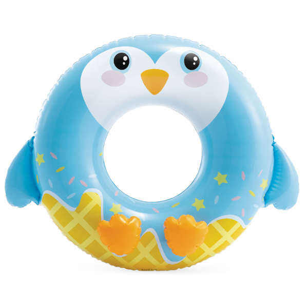 INTEX Cerc gonflabil “Animale drăguțe” D 76 cm, până la 40 kg, 8+, 3 modele [4]