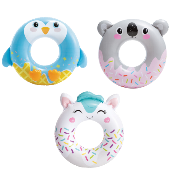 INTEX Cerc gonflabil “Animale drăguțe” D 76 cm, până la 40 kg, 8+, 3 modele [1]