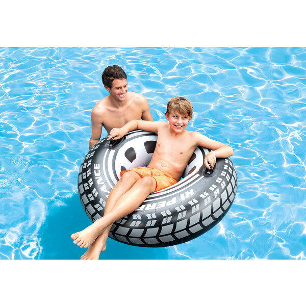 INTEX Cerc gonflabil “Anvelopă” D 114 cm cu mânere, până la 100kg, 9+ [5]