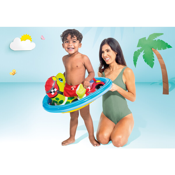 INTEX Cerc gonflabil cu decupaje pentru picioare 76х58 cm, până la 23 kg, 3-4 ani, 3 modele [8]