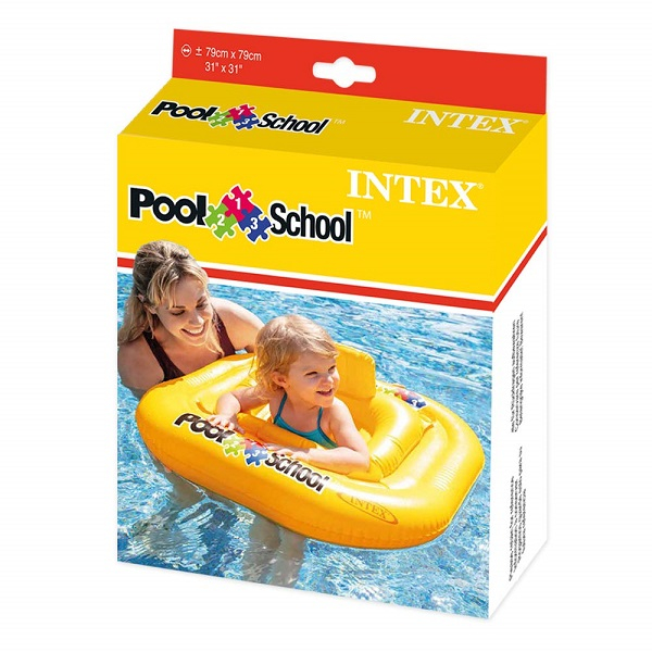 INTEX Cerc gonflabil cu decupaje pentru picioare 79×79 cm, până la 15 kg, 1-2 ani [4]