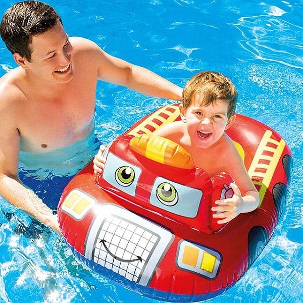 INTEX Cerc gonflabil cu decupaje pentru picioare 84х58 cm, până la 15 kg, 1-2 ani, 3 modele [18]