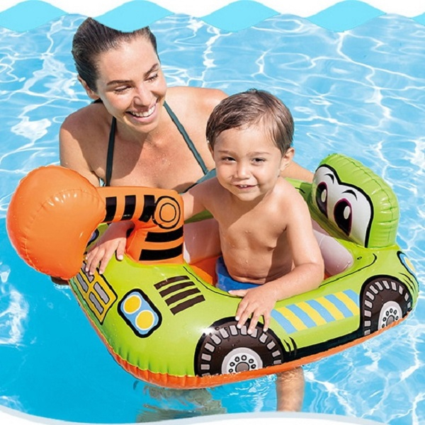 INTEX Cerc gonflabil cu decupaje pentru picioare 84х58 cm, până la 15 kg, 1-2 ani, 3 modele [20]