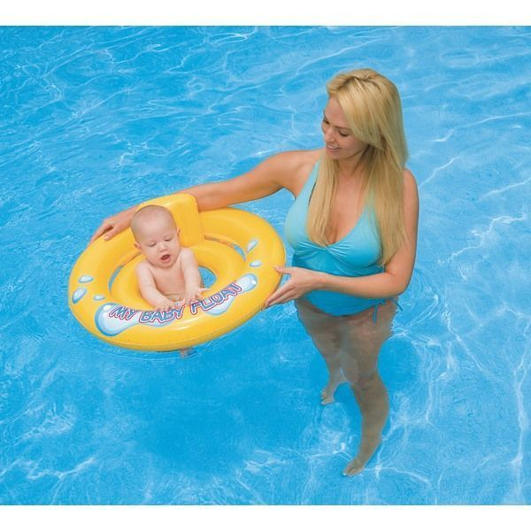 INTEX Cerc gonflabil cu decupaje pentru picioare D 67 cm, până la 15 kg, 1-2 ani [2]