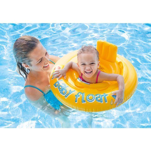INTEX Cerc gonflabil cu decupaje pentru picioare D 70 cm, până la 11 kg, 6-12 luni [2]