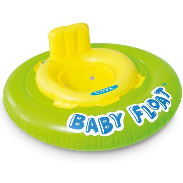 INTEX Cerc gonflabil cu decupaje pentru picioare D 76 cm, până la 15kg, 1-2 ani [1]