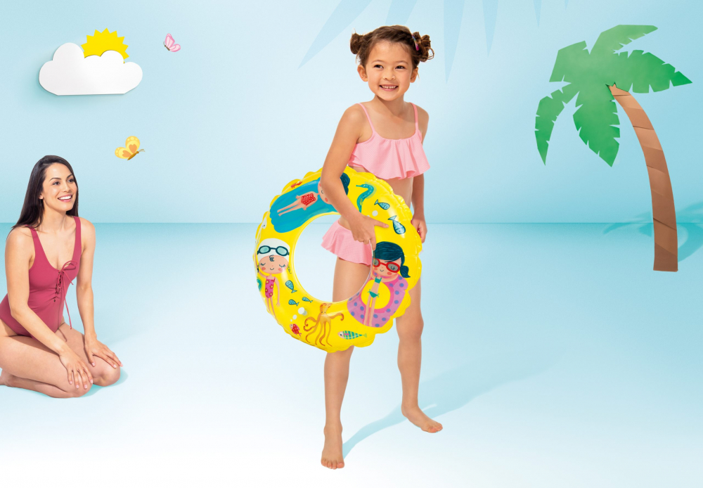 INTEX Cerc gonflabil D 61 cm "Recifele din ocean", 6-10 ani, 3 modele [20]