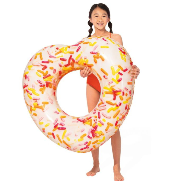 INTEX Cerc gonflabil "Donut în forma de inimă", 94x89x25 cm, pînă la 80 kg, 9+ [2]