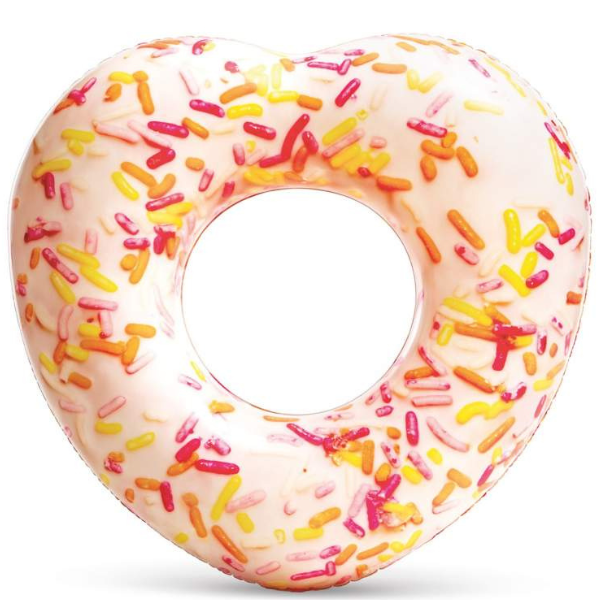 INTEX Cerc gonflabil "Donut în forma de inimă", 94x89x25 cm, pînă la 80 kg, 9+ [1]