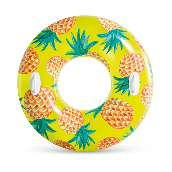 INTEX Cerc gonflabil "Fructe tropicale" D 107 cm cu mânere, până la 80 kg, 9+, 3 culori [4]