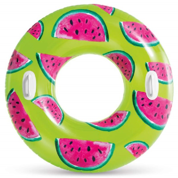 INTEX Cerc gonflabil "Fructe tropicale" D 107 cm cu mânere, până la 80 kg, 9+, 3 culori [6]
