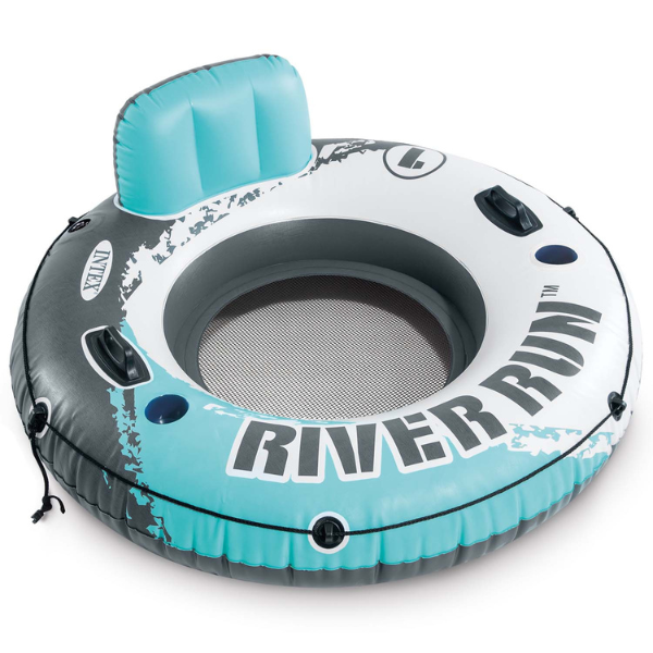 INTEX Cerc gonflabil “River run” cu mînere și suport spate, D 135 cm, pînă la 100 kg [12]