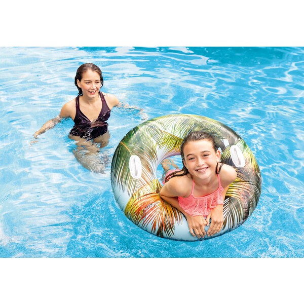 INTEX Cerc gonflabil “Vise de vară” D 97 cm cu mânere, până la 80 kg, 9+, 3 culori [11]