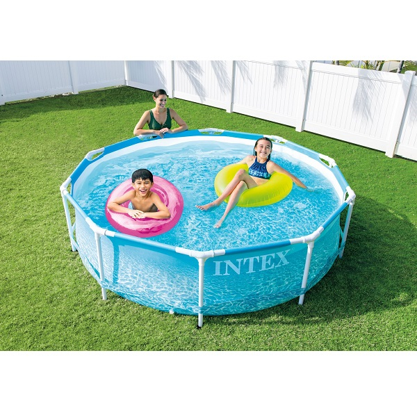 INTEX Piscină BEACHSIDE METAL FRAME 305x76cm, 4485L, cadru metalic [4]