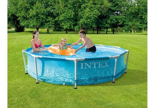 INTEX Piscină BEACHSIDE METAL FRAME 305x76cm, 4485L, cadru metalic [2]
