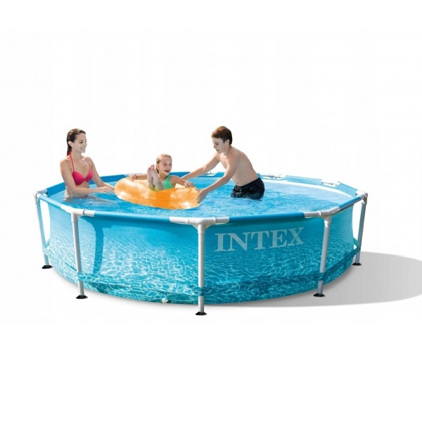 INTEX Piscină BEACHSIDE METAL FRAME 305x76cm, 4485L, cadru metalic [3]