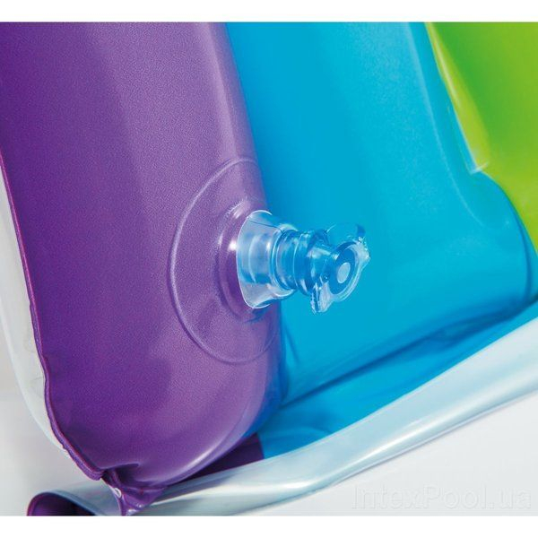 INTEX Piscină gonflabilă pentru copii cu baldachin “Curcubeu” 142x119x84 cm, 82 L, 1-3 ani [3]