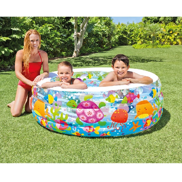 INTEX Piscină gonflabilă pentru copii cu baza gonflabilă 152×56 cm, 360 L, 6+ [3]