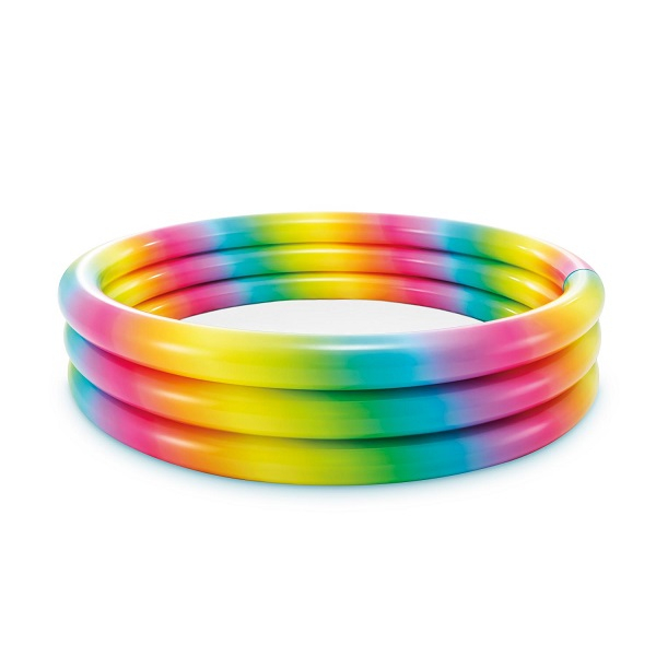 INTEX Piscină gonflabilă pentru copii “Curcubeu ombre” 168×38 cm, 581 L, 2+ [2]