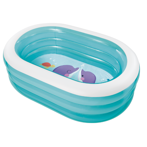 INTEX Piscină gonflabilă pentru copii "Prietenii mării" 163x107x46 cm, 238 L, 3+ [1]