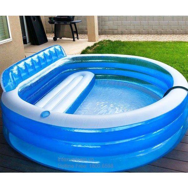 INTEX Piscină gonflabilă pentru familie 229х218х79 cm, 590 L, 6+ [4]