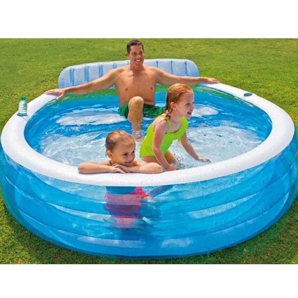 INTEX Piscină gonflabilă pentru familie 229х218х79 cm, 590 L, 6+ [5]