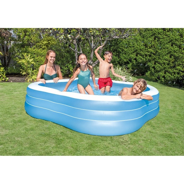 INTEX Piscină gonflabilă pentru familie "Val de plajă" 229x229x56 cm, 1250 L, 6+ [4]