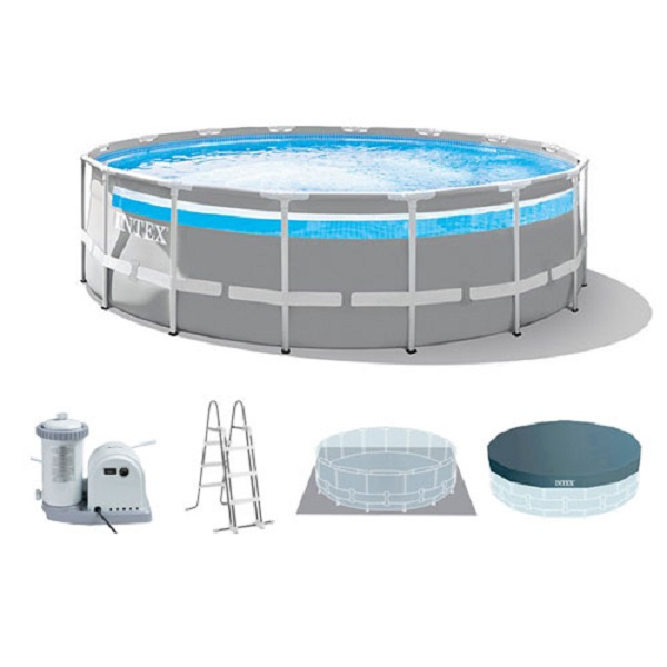 INTEX Piscină PRISM FRAME CLEARVIEW 488x122cm, 19156L, cadru metalic [22]