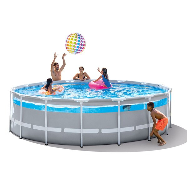 INTEX Piscină PRISM FRAME CLEARVIEW 488x122cm, 19156L, cadru metalic [8]