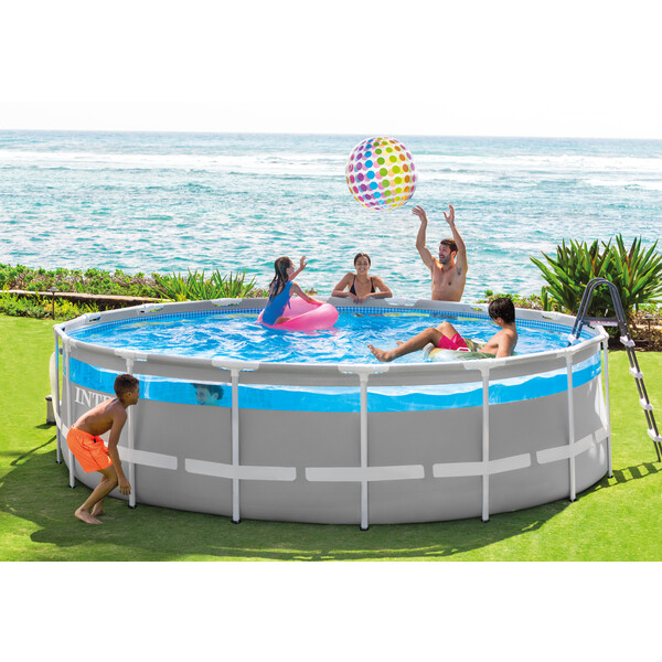 INTEX Piscină PRISM FRAME CLEARVIEW 488x122cm, 19156L, cadru metalic [28]