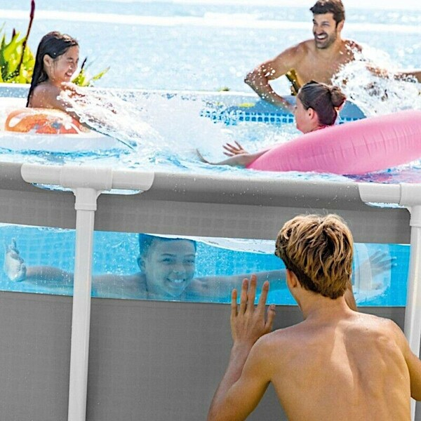 INTEX Piscină PRISM FRAME CLEARVIEW 488x122cm, 19156L, cadru metalic [20]