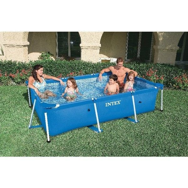 INTEX Piscină RECTANGULAR FRAME 220х150х60сm, 1622L, cadru metalic [2]