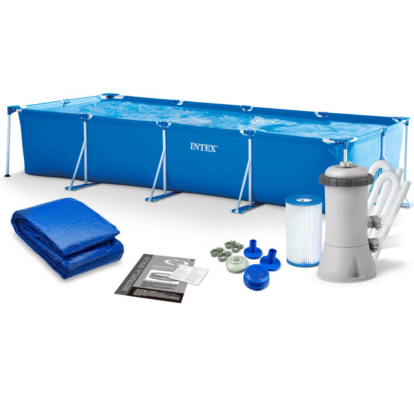 INTEX Piscină RECTANGULAR FRAME 450х220х84 cm, 7127L, cadru metalic [4]