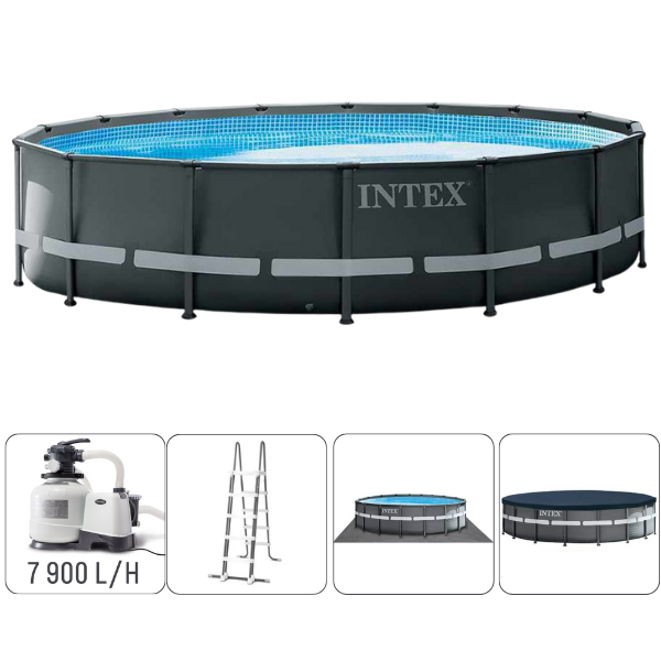 INTEX Piscină ULTRA XTR FRAME 549x132cm, 26423L, cadru metalic [12]