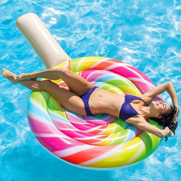 INTEX Plută-saltea gonflabilă “Acadea curcubeu”, 98х127х24 cm, până la 100 kg [3]