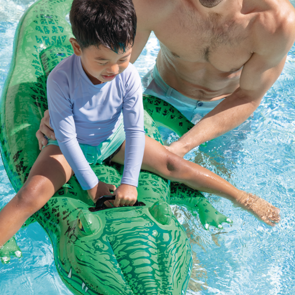INTEX Plută-saltea gonflabilă “Crocodil” cu mâner, 168х86 cm, până la 40 kg, 3+ [3]