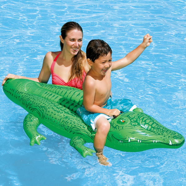 INTEX Plută-saltea gonflabilă “Crocodil” cu mâner, 168х86 cm, până la 40 kg, 3+ [2]