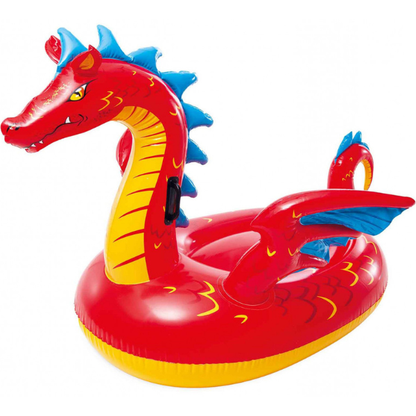 INTEX Plută-saltea gonflabilă “Dragon mistic” cu mânere, 198×173 cm, până la 40 kg, 3+ [5]
