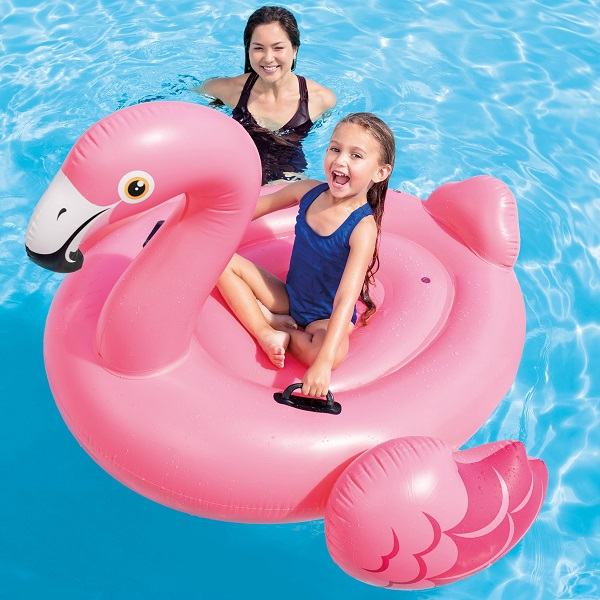 INTEX Plută-saltea gonflabilă “Flamingo” cu mânere, 142x137x97 cm, până la 80 kg, 14+ [3]