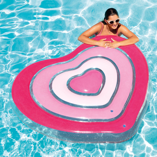 INTEX Plută-saltea gonflabilă "Inimă" 155x135x25 cm, până la 100 kg [2]