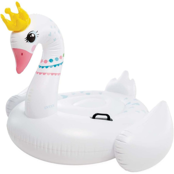 INTEX Plută-saltea gonflabilă "Lebăda regală" cu mânere, 142x137x99 cm, până la 40 kg. 3+ [10]